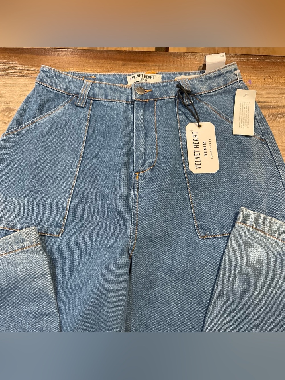 Velvet Heart Relaxed Blue Denim Jeans